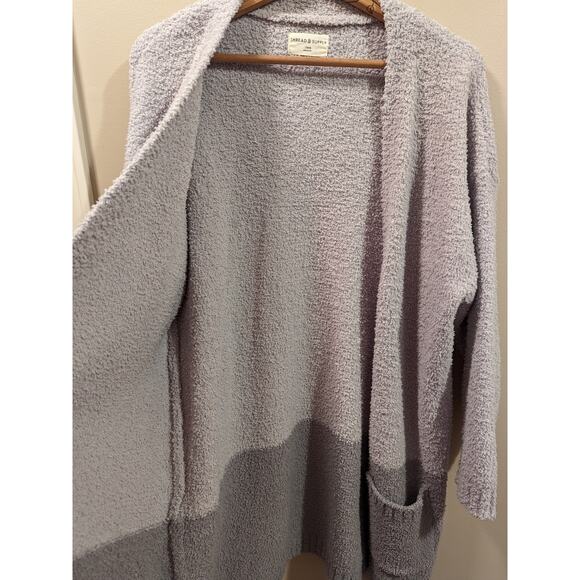 Thread & Supply Cozy Cloud Wrap Cardigan in Gray - Picture 6 of 7